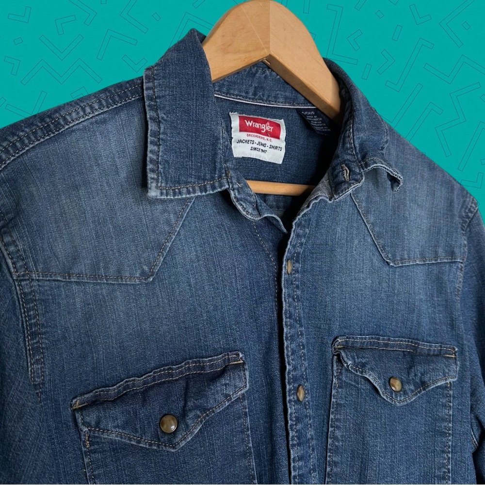 Wrangler Blue Denim Jean Jacket